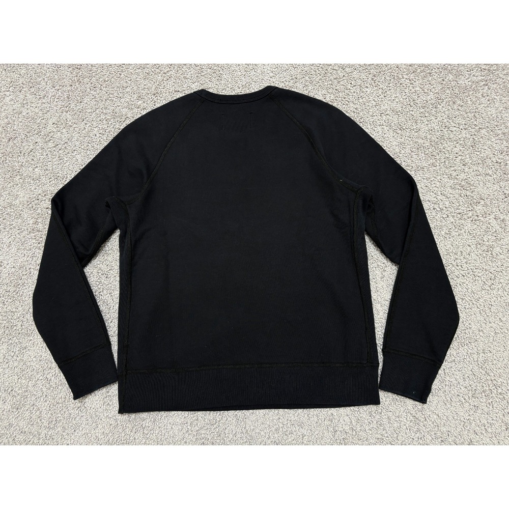 Reigning Champ Sweatshirt Crewneck Pullover Terry Slim Fit Black Mens Medium (M) - Picture 6 of 16